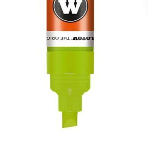 Molotow One4All Acrylic Chisel Tip Marker 4mm-8mm in Grasshopper Green, 6-Pack.